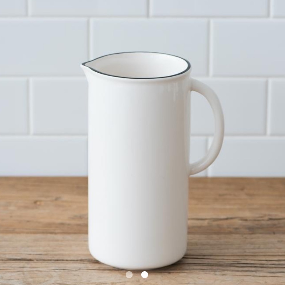 Magnolia Home by Joanna Gaines White Pitcher